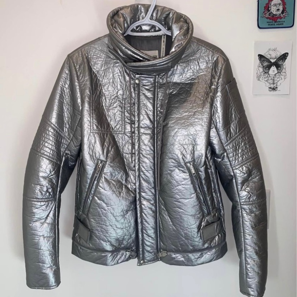 Helmut Lang, silver Re-edition Astro Moto Jacket - Picture 2 of 7